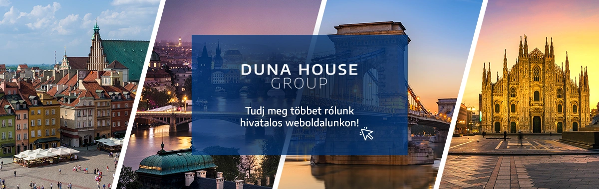 A Duna House Group ingatlan- és pénzügyi szolgáltatásokat nyújt.