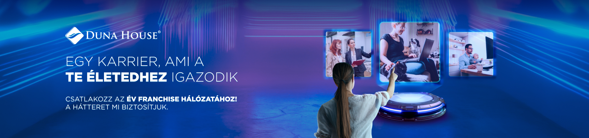 Az ingatlanos karrier az életedhez igazodik. Jelentkezz csapatunkba!